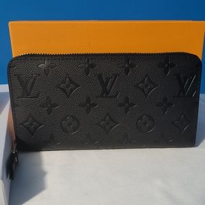 Louis Vuitton Zippy Monogram Empreinte leather wallet